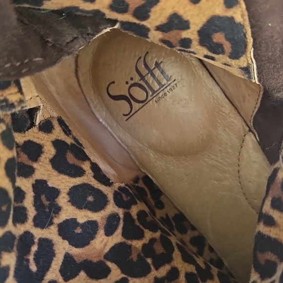 Sofft Sharnell II Chocolate Suedw OTK Lace-up Boots US 9.5 - Picture 8 of 8